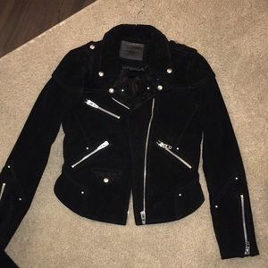 Blank Nyc Suede Moto Jacket